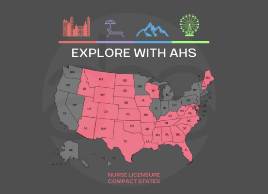 Compact licensure map for nurses in the United States